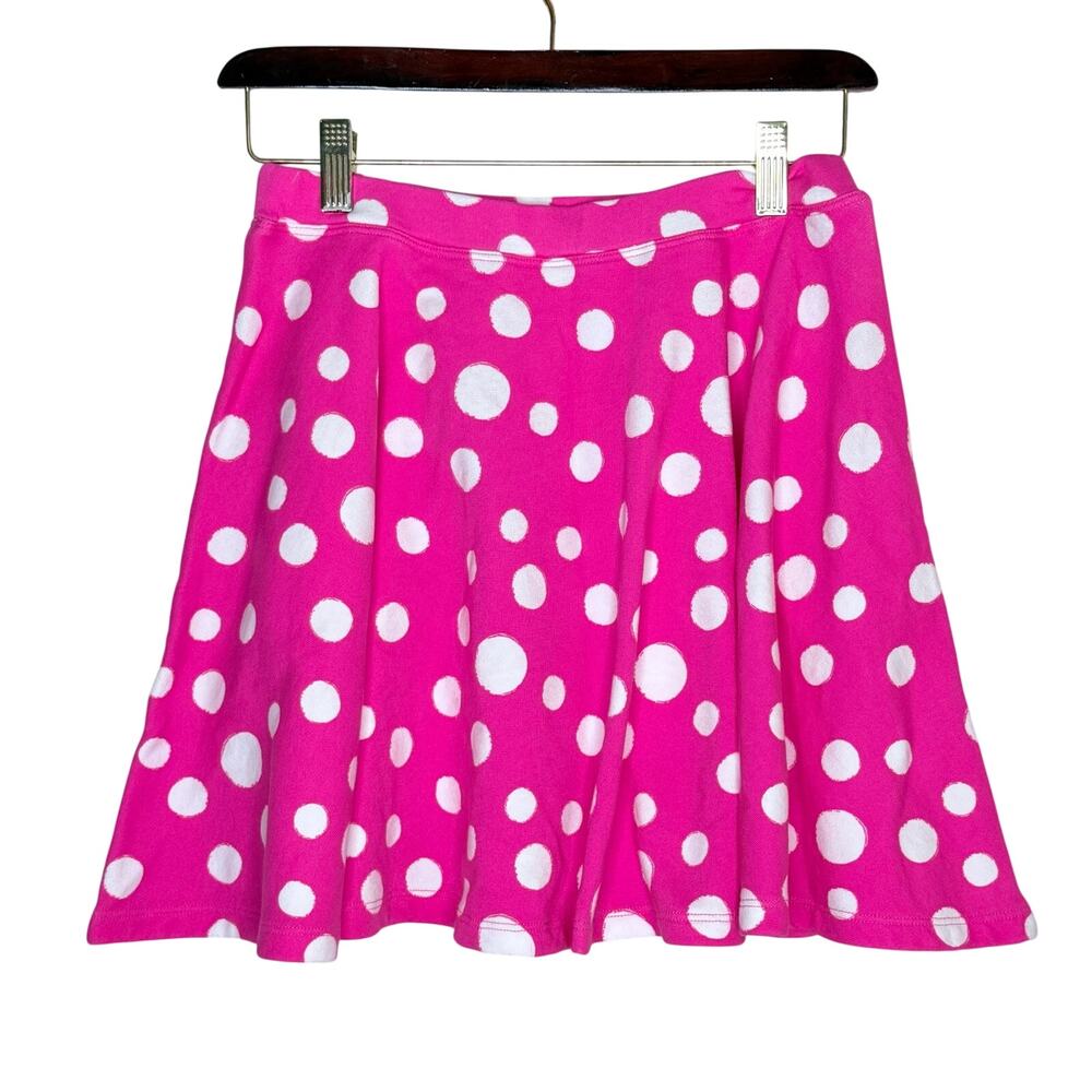 Uniqlo Girls XL Pink Polka Dot Skater Skirt NWT Minnie Disneycore